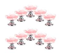 MAGICLULU Toilet Flush Buttons Cute Floral Design 10pcs Plastic Flower Shaped Replacement Tool with Quick Flushing Function for Toilet Tank and Cistern Suitable for Households and Restrooms