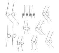 MAGICLULU Torsional Spring for Trash can Lid Replacement 10Pcs Metal Twist Springs Compatible with Flipping-Top Bin Lid Repair Parts