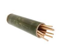 MAGICLULU Traditional Bamboo Tube Arrow Toss Game Set Small Throwing Pot with Arrows Easy to Learn for Family Fun and Coordination Development