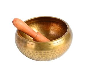 MAGICLULU Traditional Meditation Bowl Singing Bowl Stick Nepalese Craft Buddha Gong Mallet