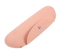 MAGICLULU Travel Cosmetic Bag Makeup Brush Case Handle Portable Makeup Brush Storage Holder Silicone Makeup Bag for Travel Anti-Fall Out Face Holder
