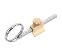 MAGICLULU Trumpet Slide Pull Handle Metal Finger Ring Valve Button Accessory for Jazz Practice Performance