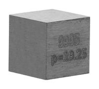 MAGICLULU Tungsten Density Cube for Classroom Experiments Educational Metal Element for School Science Labs Tungsten Cube for Learning Collecting Essential Teaching Tool for Chemistry