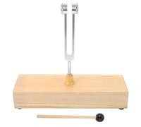 MAGICLULU Tuning Fork Set with Wooden Resonance Box and Mallet Hammer for Balance Exercises and Deeper Meditation Experiences, Made from Sturdy Aluminium Alloy and Wood, Resistant to Crack,