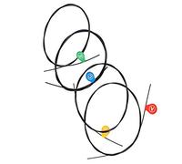 MAGICLULU Ukulele Strings Acoustic String Set Black A 4pcs for Ukulele Nylon with Increased Volume and Brightness Suitable for Beginners and Adults