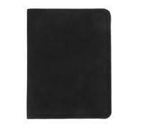 MAGICLULU Ultrathin Pu Card Holder Wallet with Multiple Slots for Organized Storage, Minimalist Vertical Design Small Card Organiser Suitable for Travel and Business Use in Black