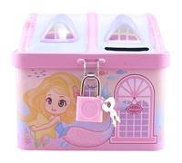 MAGICLULU Unicorn Piggy Bank Saving Jar Money Bank Saving Piggy Wooden Unicorn Money Pot Coin Storage Box Tinplate Small Change