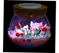 MAGICLULU Unicorn Terrarium DIY Project with Warm LED Creative Bottle Night for Bedroom and Living Room Decor Charming Colors and Shapes for Relaxing Atmosphere
