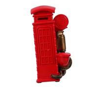 MAGICLULU Unique Home Decor Retro Telephone Ornaments Classic Rotary Booth for Office