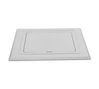 MAGICLULU Universal Peel and Stick Maintenance Access Panel Cover for Wall Drain Pipe and Kitchen Plumbing, Square Abs Material with Decorative Silver Finish, Protects Tiles and Walls