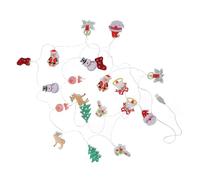 MAGICLULU USB Santa Claus String Lights with LED Reindeer Snowman Tree Decorations Holiday Outdoor Garland for Car Rv Camping Vibrant Multi Color Festive Lighting Enhancer