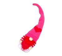 MAGICLULU Valentine's Day Gnome Doll Decor Adorable Long Hat Gnome Adornment for Home Party and Present Cute Festival Gnome Figurine to Brighten Any Space