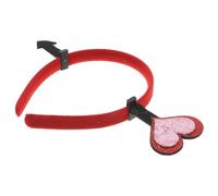 MAGICLULU Valentines Day Heart Headband Sequin Love Headband for Women Hoop for Party Wedding Photo Prop