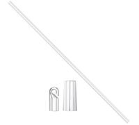 MAGICLULU Venetian Blind Rod Blind Stick 24 Inc Wand Vertical Venetian s Wand Curtain Opener Vertical Window Plastic Hook Parts Bracket Tie Rod Pp