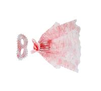 MAGICLULU Venetian Lace with Rose Floral Mesh Veil Headband for Women Gothic Style Cosplay and Halloween Party Accessory Compatible with Prom and Carnival Ball Costumes