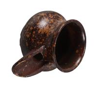 MAGICLULU Vintage Ceramic Jar Water Fountain Indoor Outdoor Tabletop Hydroponic Vase with Circulating Water Feature for Garden Patio Living Aquarium Decor