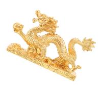 MAGICLULU Vintage Dragon Statue Auspicious Chinese Craft Figurine Elegant Resin Dragon Decor for Home Office Shops Delicate Design for Artistic Atmosphere