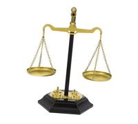 MAGICLULU Vintage Metal Balance Scale Decor Artistic Tabletop Ornament for Home Office Unique Desktop Scale Decoration for Living Room Study Dining Table Eye Catching Centerpiece Showpiece