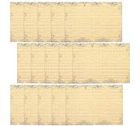 MAGICLULU Vintage Musical Note Wrapping Paper 20 Sheets Black Print Kraft Floral Bouquet Wrap Paper for Flower Packaging and Wrapping