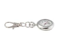 MAGICLULU Vintage Silver Pocket Watch Hanging Keychain for Nurses and Students, Versatile Glass and Alloy Material with Easy to Read Time, for Exams and Everyday Use Style