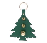 MAGICLULU Vintage Sleigh Bells Door Knob Hanger with Christmas Tree Deer Design Handcrafted Holiday Door Decor Porch Wall Easy Installation Festive Winter Jingle Bells