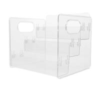 MAGICLULU Vitamin Rack Holder and Firm Bottle Placement with Modular Structure 3-tier Acrylic for Pill Bottles for Kitchen and Drawers Storage Organiser Shelf