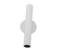 MAGICLULU Wall Mounted Flower Vase White Metal No Drilling Flower Holder for Bedroom and Small Apartments Modern Nordic Sl ontemporary Design Plant Display Container