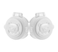 MAGICLULU Washing Machine Safety Button Lock 2Pcs Plastic Protective Covers for Start Switch Emergency Stop in Household Appliances