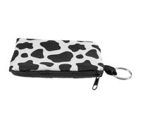 MAGICLULU Water-Resistant Cow Print Coin Purse Small Change Wallet with Zipper Card Holder Key Pouch for Women Portable Cash Organizer