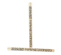 MAGICLULU Waterproof Eyebrow Pencil and Fashion Eyebrow Pencil with Built-In Brush - 2Pcs Double-Ended Brow Makeup Tool Leopard Cover Design Easy to Use Stereo Colour