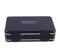 MAGICLULU Weekly Pill Organizer 7 Day Large Capacity Double-Layer Medicine Box with Sealed Lid, Portable Tablet Dispenser for Morning, Noon, and Night Medication, Blue Case for Travel