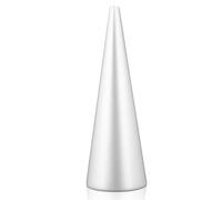 MAGICLULU White Foam Cones for Crafts Christmas Tree Cone Easy to Sand and Shape for Creating Unique Christmas Decorations and Handmade Art Projects
