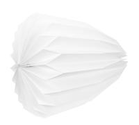 MAGICLULU White Origami Paper Lamp Shade Replacement for Ceiling Lights, Round Foldable Design Made of Paper and Iron, Sturdy and Easy to Install, for Home Decor and Restaurants to Create