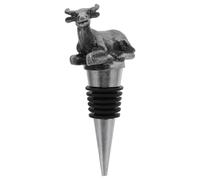 MAGICLULU Wine Bottle Stopper Bull Decorative Bottle Stopper Zinc Alloy Reusable Leakproof Sealing for Parties Casual Occasions