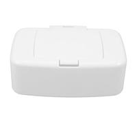 MAGICLULU Wipes Dispenser Box Refillable Plastic Wet Tissue Holder White with Button for Living Room Bedroom Baby Room Travel Portable Wipes Case