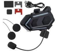 MAGICLULU Wireless Motorcycle Helmet Headset and Voice Assistant with Noise Cancellation Helmet Headphone Mount Featuring 1000mah Battery, for Back to School Riders
