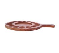 MAGICLULU Wood Egg Tray Simple Egg Rack Easy-clean Design for Fresh Eggs Storage