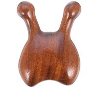 MAGICLULU Wood Nose Massage Tool Face Acupoint Massager Relax Fatigue Smooth Surface Brown Portable Handheld Massager for Home Personal Use Professional Therapist