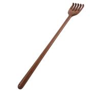 MAGICLULU Wooden Back Scratcher for Men and Women, Manual Curved Itch Relief Stick with Long Handle, Natural Golden Rosewood Massage Tool for Home, Office, and Travel