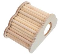 MAGICLULU Wooden Hamster Nest Hideout with Climbing Ladder House