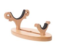 MAGICLULU Wooden Ocarina Holder Stand for 12 Hole Instruments and Soprano Recorder with Stable Support and Natural Artistic Appeal, Tabletop Display Rack for Travel and Home Use