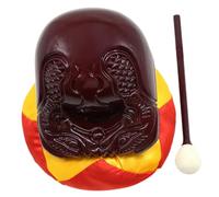 MAGICLULU Wooden Percussion Knocker Buddhist Musical Instrument for Meditation Temple Use Music Teaching Aid with Clear Crisp Sound and Stylish Design