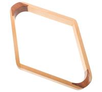 MAGICLULU Wooden Solid Wood Ball Rack for Pool Table Rhombus Frame with Precision Design and Fast Setup Efficiency, Compact and Portable Billiards Equipment for Indoor Home Use