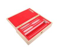 MAGICLULU Wooden Storage Box for Glass Hydrometer Hydrometer Wooden Box Foam Lined Insert Easy Portability Protection for Lab Applications and Distilling