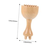 MAGICLULU Wooden Therapy Massage Roller Cup for Body Sculpting and Cellulite Relief Ergonomic Manual Wooden Massager Tool for Back Neck Muscle Fatigue Alleviation Home Use Massage Instrument