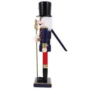MAGICLULU Wooden Xmas Nutcracker Soldier Ornament Home Decoration for Christmas Party Unique Nutcracker Decor for Living Room Bedroom and Holiday Cheer