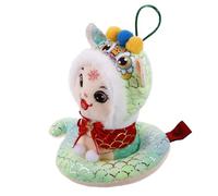 MAGICLULU Year Snake Plush Soft Cozy Zodiac Mascot for Chinese Year Decoration Auspicious Snake Animal Plush for Home Office Car Detailed Craftsmanship Hanging Ornament Gift