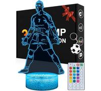 Magiclux Football Player Night Light for Boys,16 Color Changing Dimmable with Remote Room Soccer Decor,Desk Lamp for Football Fans Kids Teens Men Birthday Xmas Gifts