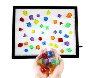 MagicMeadow LED Light Panel & Geometric Shape Bundle | Autism Sensory Toy