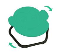 MagicMeadow Sensory Spinning Chair for Autism - Green Monkey Swivel Seat